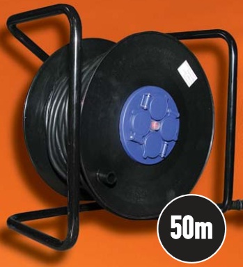 Μπαλαντέζα σε Στροφείο με 4 Πρίζες, Καλώδιο 3Χ2.5 50M