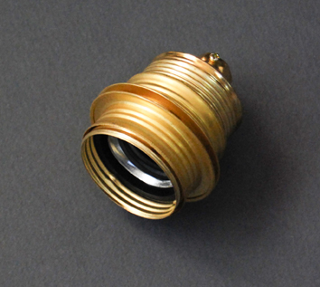 Ντουί E27 Ορειχάλκινο Όλο Πάσο με 2 Δακτυλίδια 