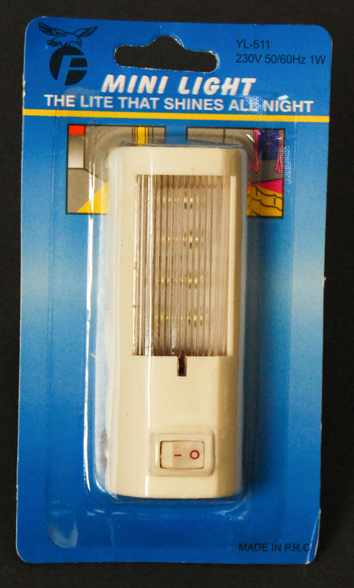 Φωτιστικό Νυκτός 4LED Μίνι 1W